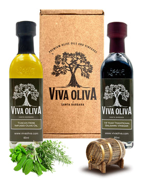 Viva Oliva Tuscan Herb Olive Oil bottle for everyday cooking and dipping