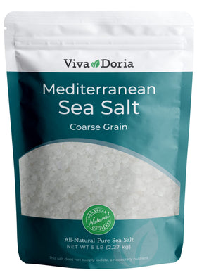 Viva Doria Mediterranean Sea Salt coarse crystals for finishing and cooking