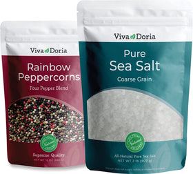 Viva Doria Rainbow Peppercorns Blend bottle highlights colorful peppercorns for vibrant flavor