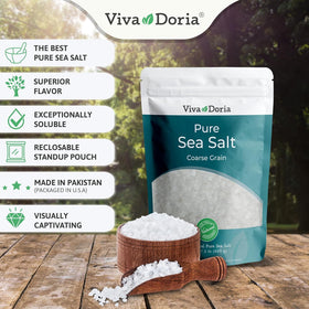 Viva Doria two-piece set packaging image highlights grinder refills convenience