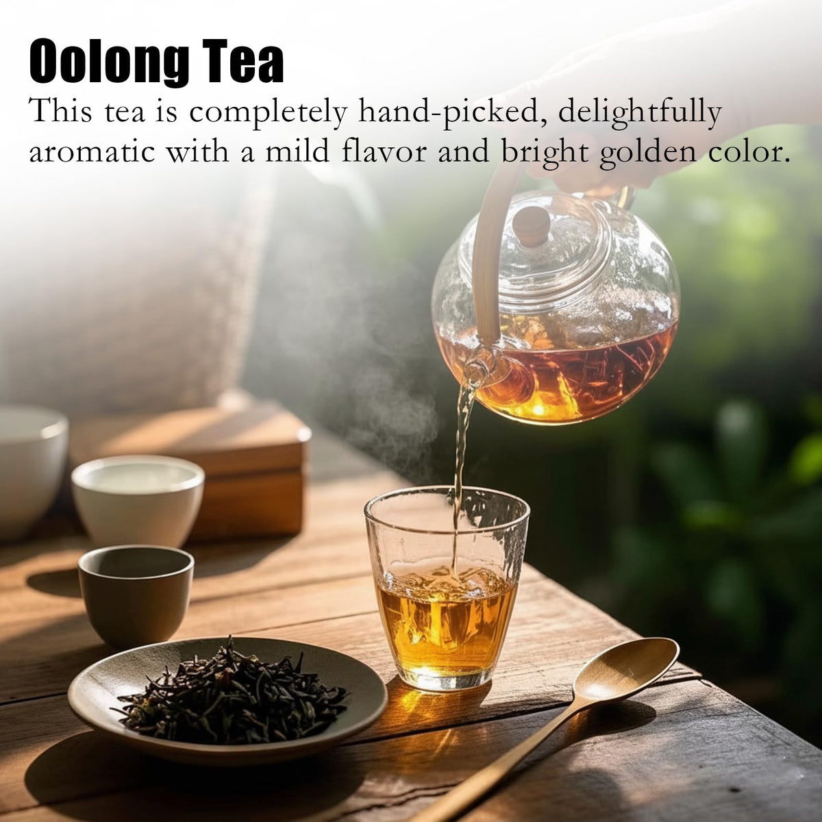 VivaMelhor Oolong tea iced brew offers refreshing, versatile use.