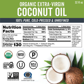 Viva Naturals coconut oil in a pan for frying and sautéing.