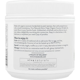Viva Naturals coconut oil bottle beside pantry essentials.