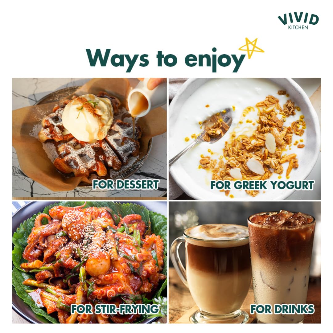 VIVID KITCHEN Keto Allulose Syrup packaging on store display