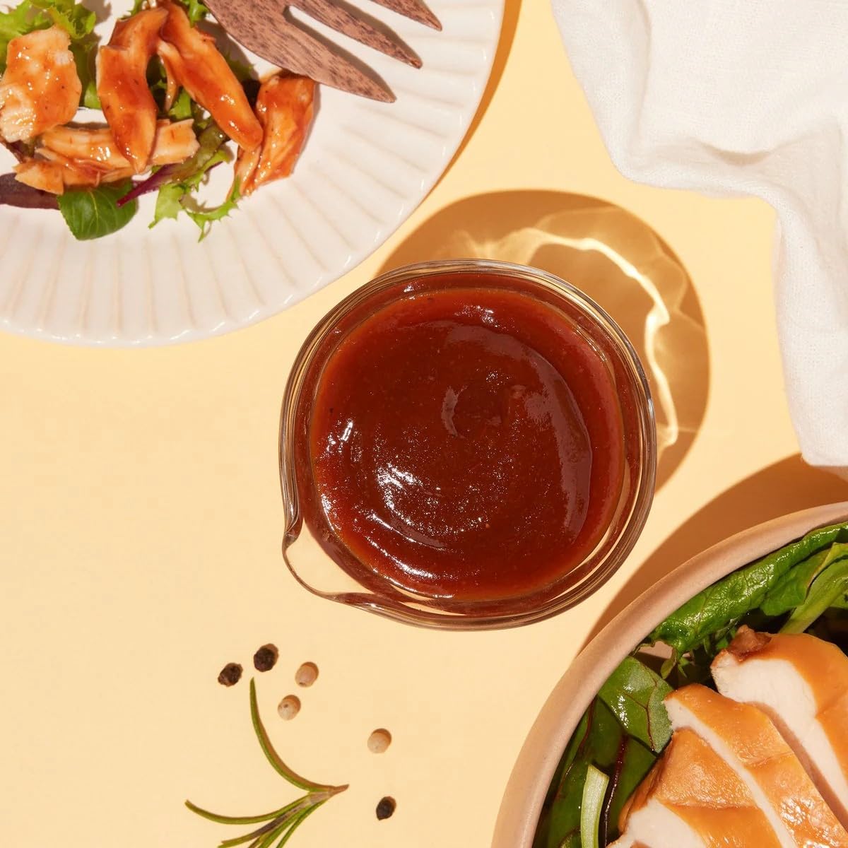 VIVID KITCHEN Korean BBQ sauce showcased in pantry storage.