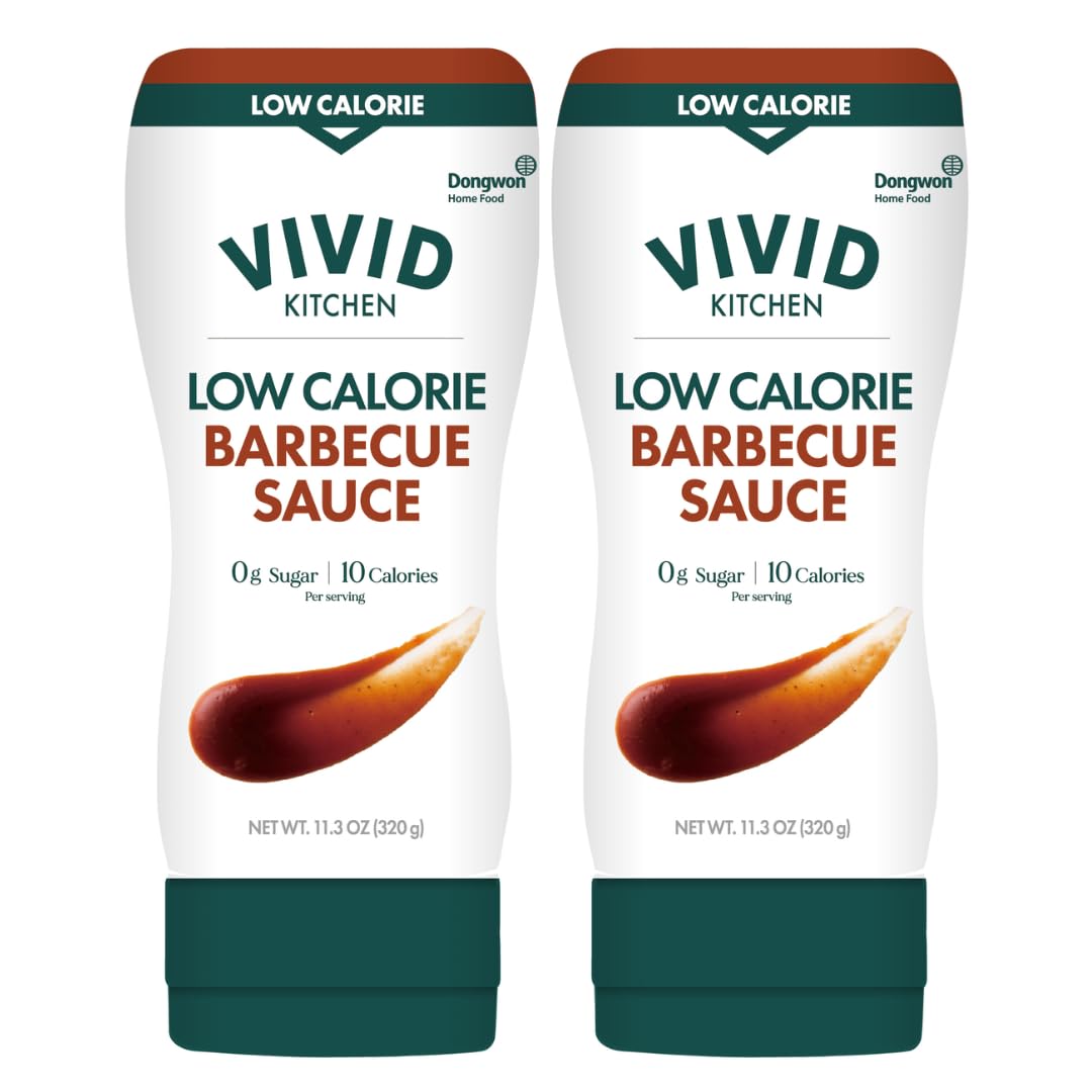 VIVID KITCHEN Korean BBQ sauce bottle pour for smoky grilling.