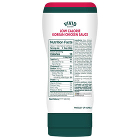 VIVID KITCHEN Korean Chicken Sauce bottle pour demonstrates mess-free drizzling and glaze