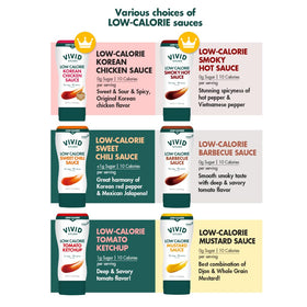 VIVID KITCHEN Korean Chicken Sauce label closeup notes no preservatives