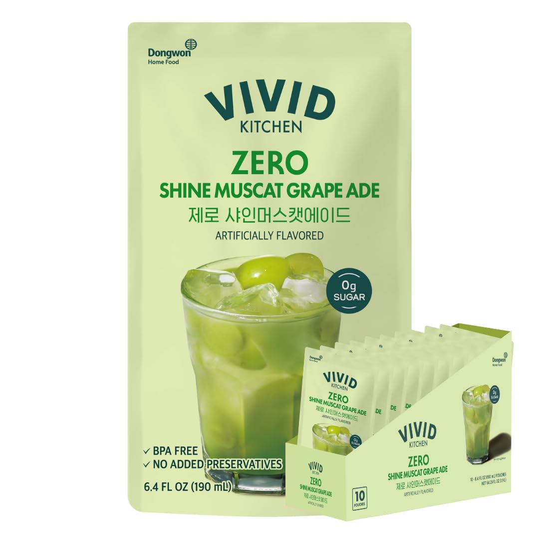 VIVID KITCHEN Shine Muscat bottle for refreshing hydration on the go
