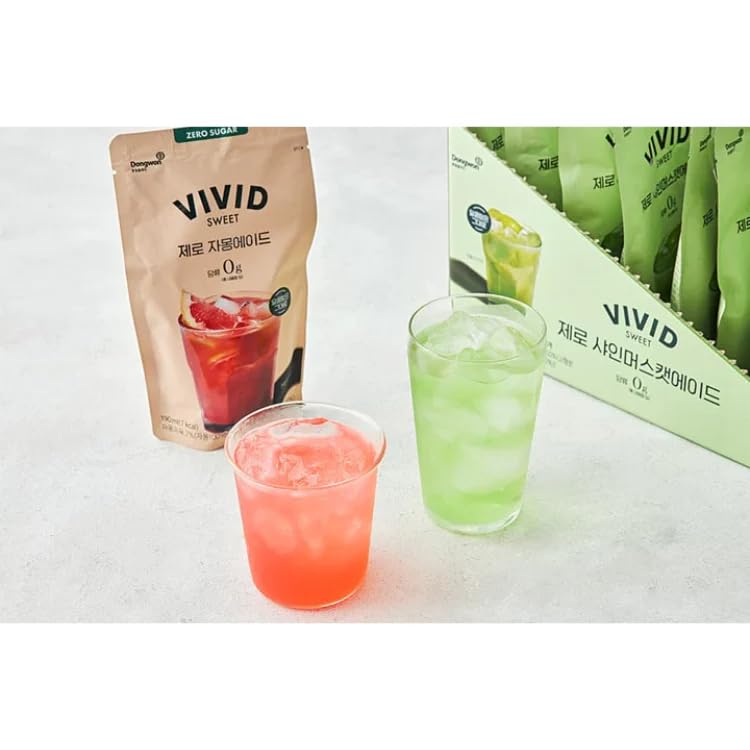 VIVID KITCHEN Shine Muscat ingredients panel highlights no corn syrup