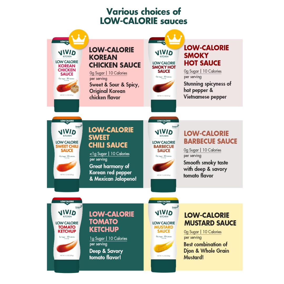 Ingredients label of VIVID KITCHEN ketchup emphasizes no preservatives or MSG.