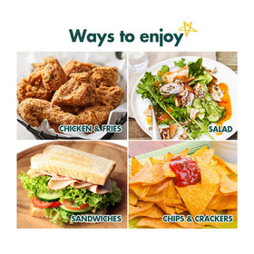 Sandwich topping drizzle with VIVID KITCHEN low-calorie ketchup.