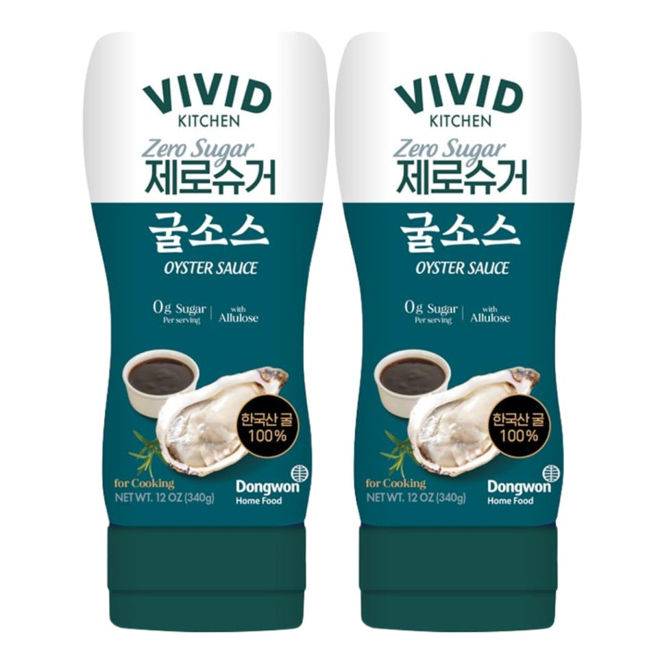 VIVID KITCHEN Oyster Sauce bottle pour enhances savory depth in weeknight meals