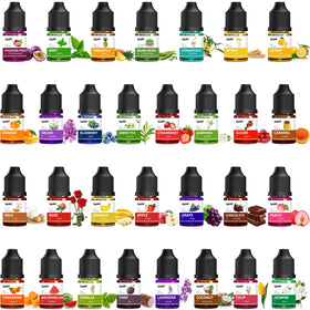 Vividye 30-bottle flavor oil set for versatile cooking and DIY crafts.