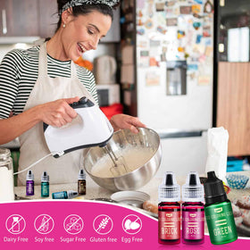 Vividye color set for DIY crafts like soap and bath bombs.