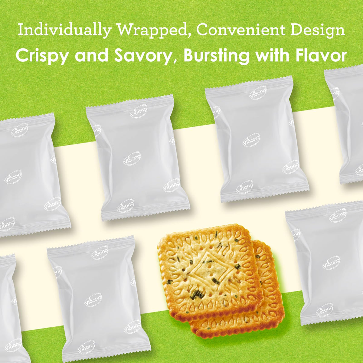 Vloong individually wrapped crackers ideal for school or work breaks.