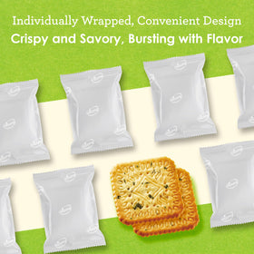 Vloong individually wrapped crackers ideal for school or work breaks.
