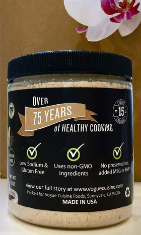 Vogue Cuisine base dissolving in hot water to form rich broth for soups and stews