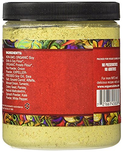 Eco-friendly VegeBase packaging on a kitchen shelf.