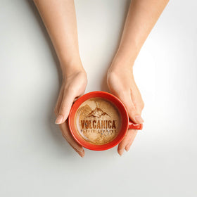 Pour over Volcanica Chocolate Raspberry reveals bold chocolate and berry notes.
