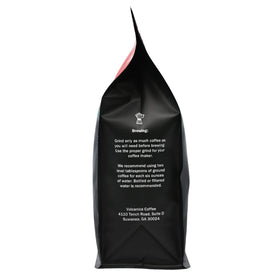 Volcanica Cafe Cubano dark roast packaging showcasing freshness