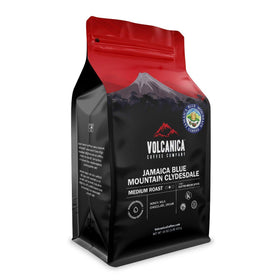Volcanica Jamaican Blue Mountain whole beans showcase premium aroma