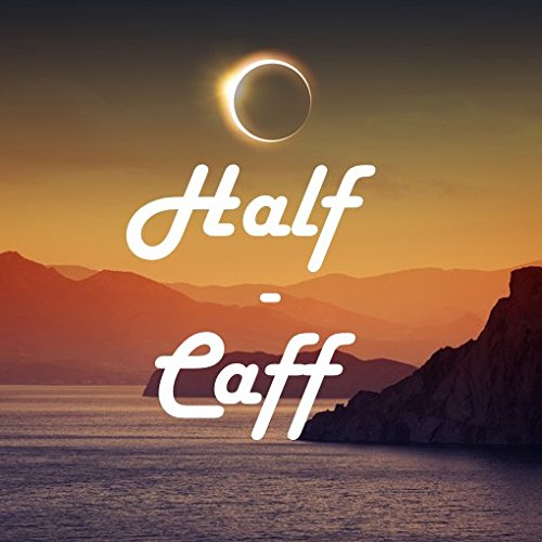 Volcanica Half Caff coffee bag label Swiss Water decaf and flavor promise