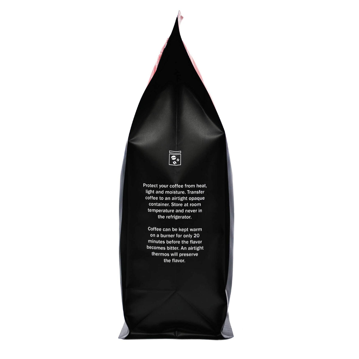 Volcanica Kenya AA beans close-up, rich oils signal vibrant aroma