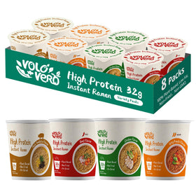 VOLO VERO High Protein Ramen Variety Pack front view for busy days