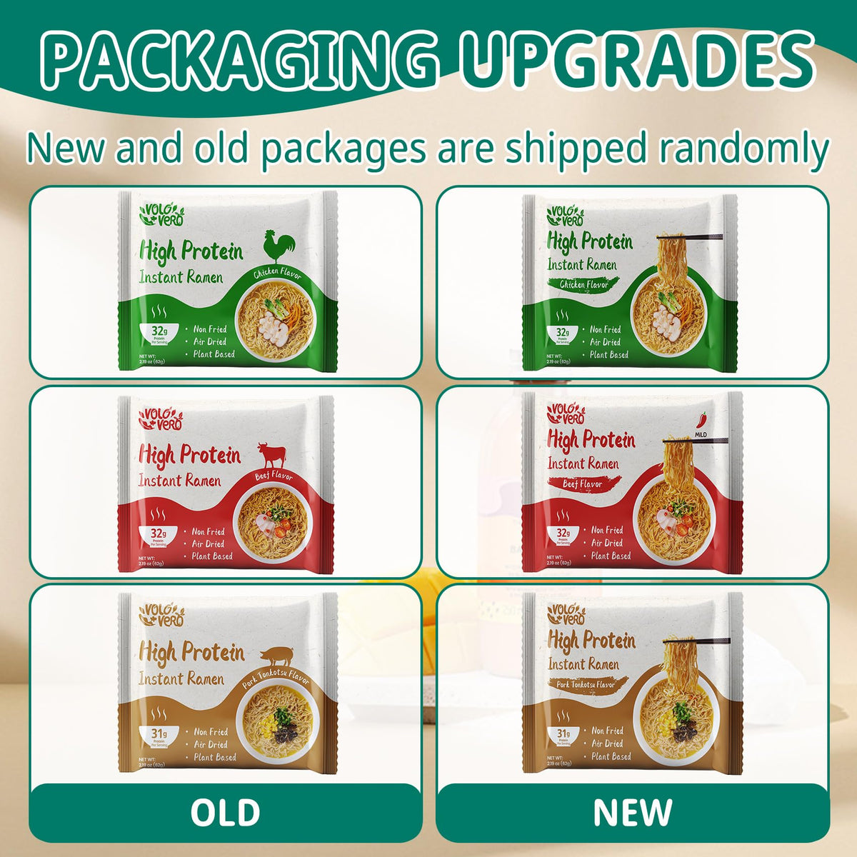 VOLO VERO packaging and shelf-ready case, store in a cool dry place