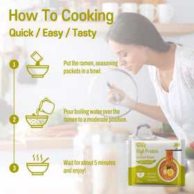 Meal setup featuring VOLO VERO ramen for a fast, satisfying dinner