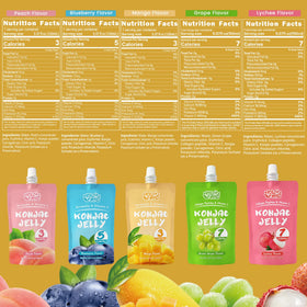 VOLO VERO konjac jelly mango pouch, tropical aroma for quick keto-friendly bite