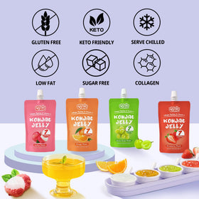 VOLO VERO konjac jelly pouch orange sip, vitamin C on the move.
