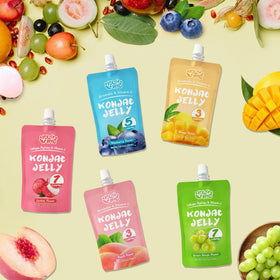 VOLO VERO konjac jelly vitamin C pouch, immune-supporting citrus flavor on the go