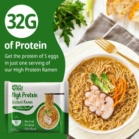 VOLO VERO low-fat ramen option with reduced oil per serving