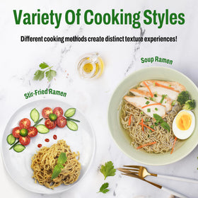 VOLO VERO non-fried noodles texture for lighter meals