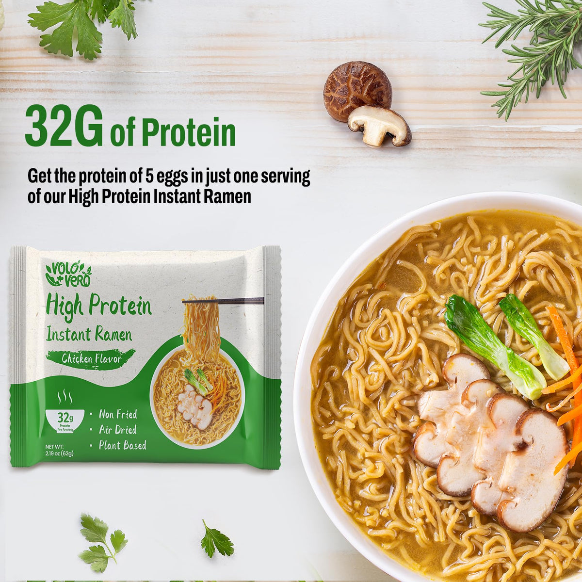 VOLO VERO plant-based ingredients highlight clean label nutrition