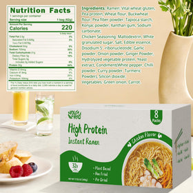 VOLO VERO plant-based ramen ingredients highlight natural components