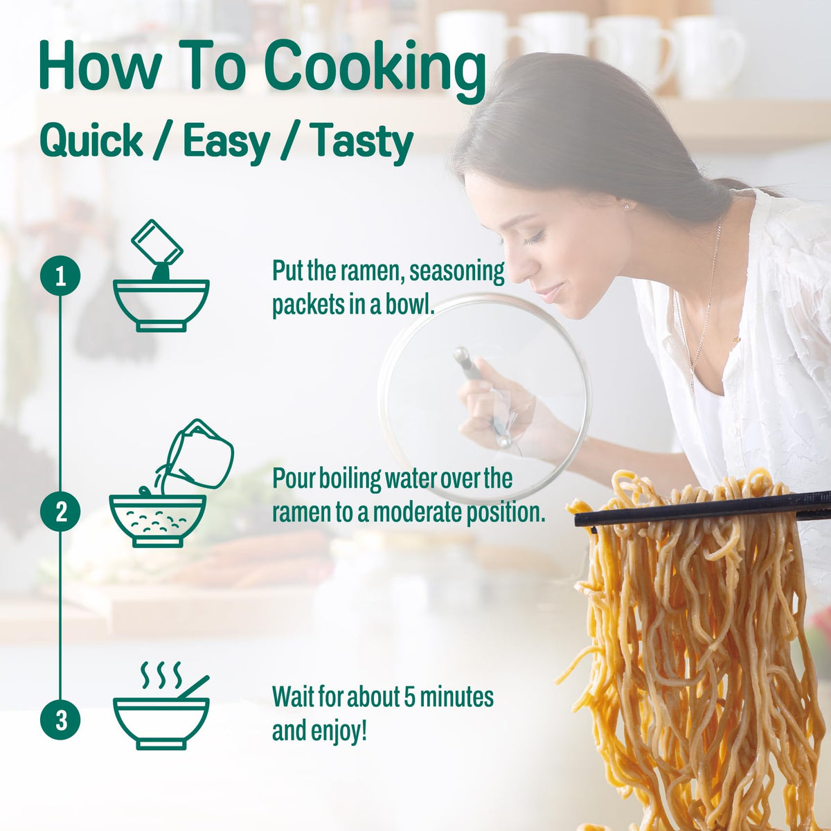 VOLO VERO Protein Ramen quick 5-minute meal in progress