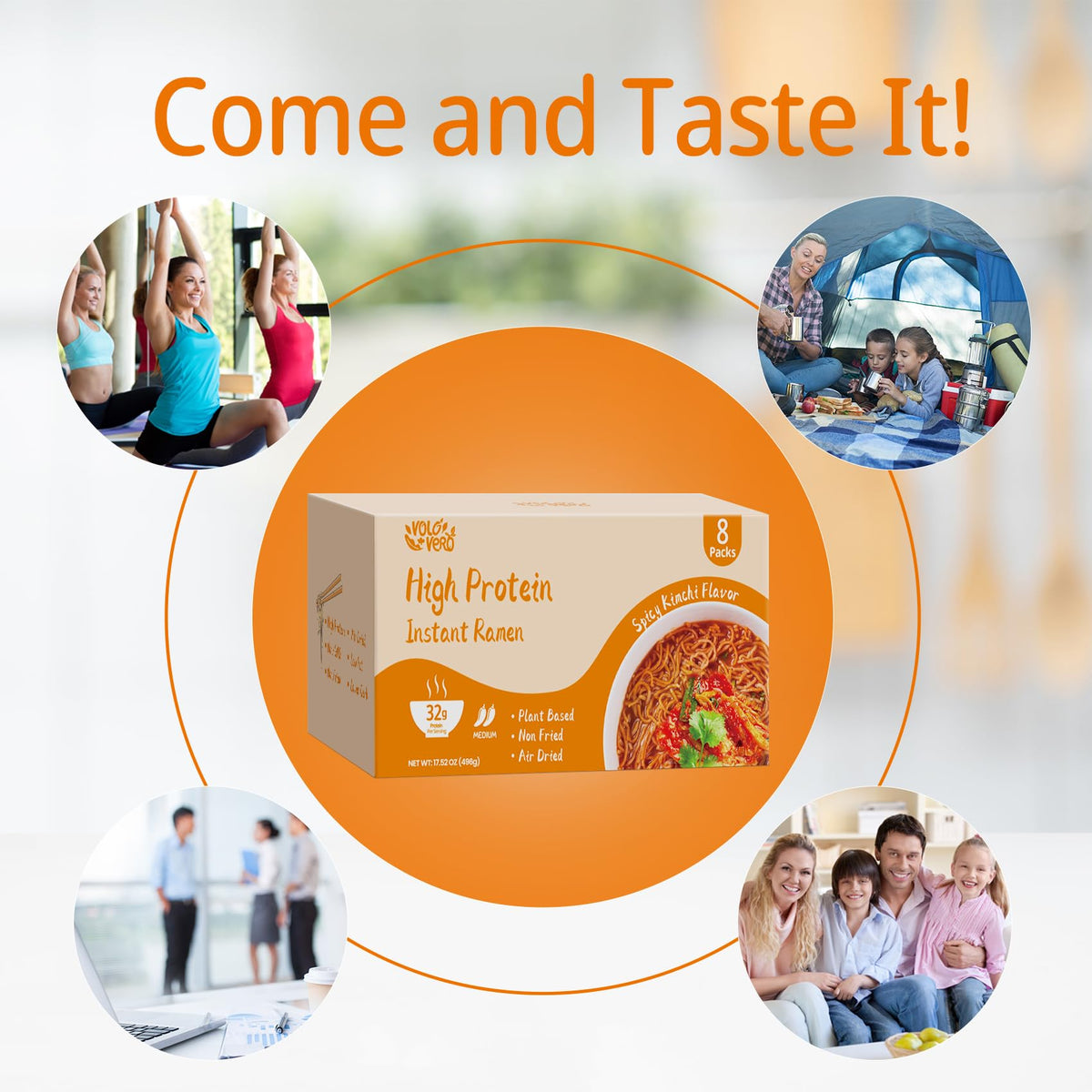 VOLO VERO ready-to-eat vegan ramen in minutes.