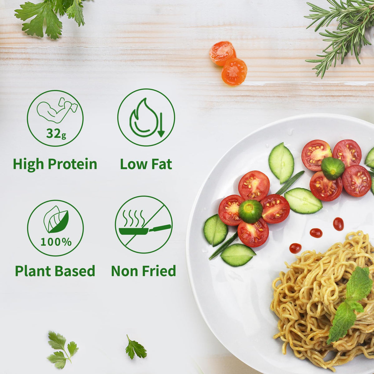 VOLO VERO vegan ingredients close-up showing plant-based goodness