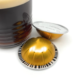 Voltesso espresso 40 ml serve in cup, bright aroma and easy prep