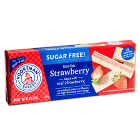 Voortman Sugar Free Wafers vanilla pack, creamy filling, no artificial colors