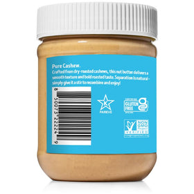 Vör Cashew Butter spread on banana highlighting creamy, unsweetened flavor