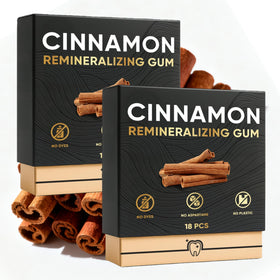 VOSETOKELA Remineralizing Gum packaging shows plastic-free branding for healthy chewing.