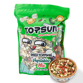vSlice dried ramen toppings 12-vegetable blend for richer flavor in minutes