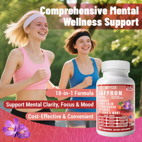 Vyxion 18-in-1 mood and energy formula on packaging for wellness.