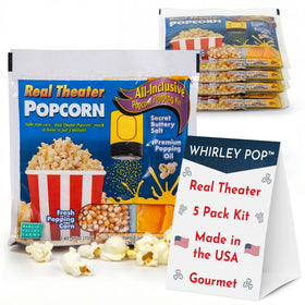 Wabash Valley Farms Real Theatre Popcorn Packs packaging for home cinema use