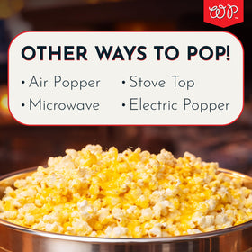 Wabash Valley Farms kernels with Whirley Pop for flavor-packed popcorn nights
