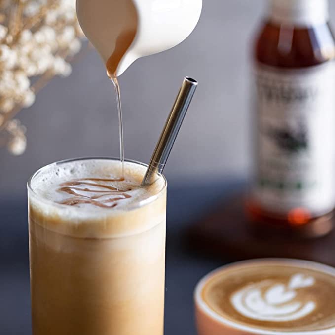 Wäbry Lavender Syrup in soda, adding a subtle floral spark.